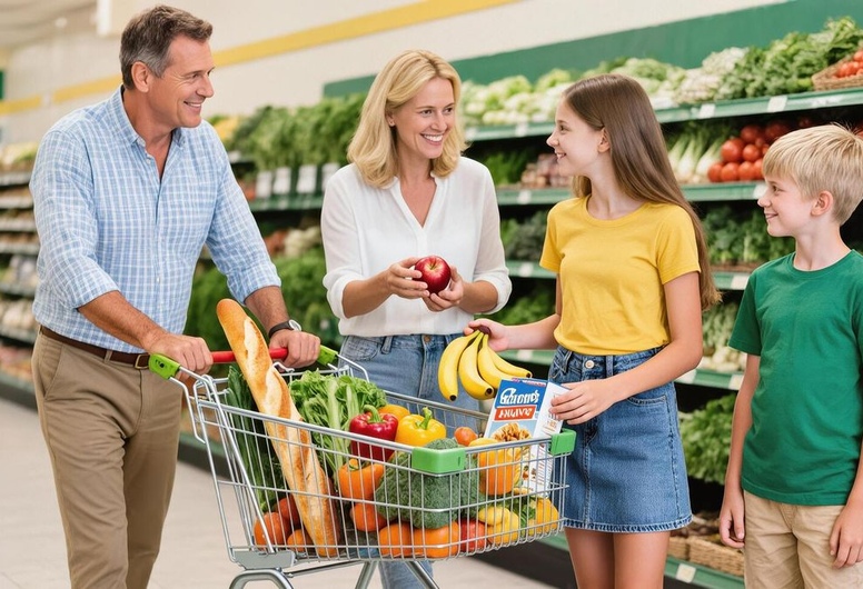Продуктовый магазин в проходном месте