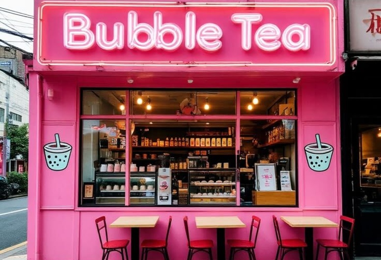 Действующая кофейня (bubble tea)