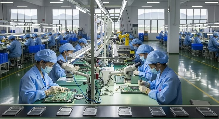 Действующее производство микропроцессорного оборудования