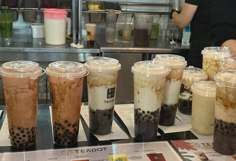 Действующий bubble tea бар