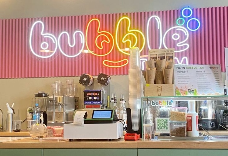 Действующий bubble tea бар