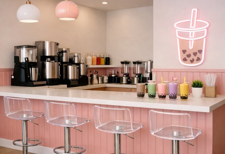 Популярное Bubble Tea-кафе