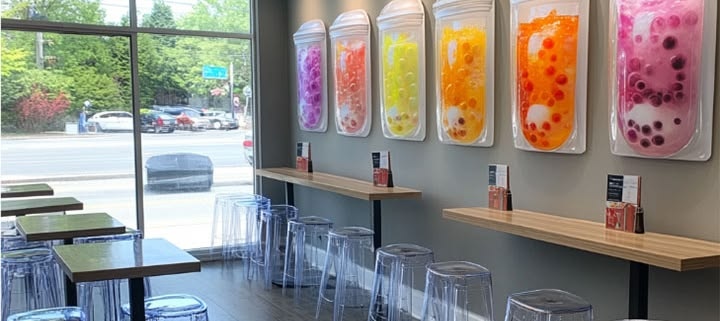 Популярное Bubble Tea-кафе